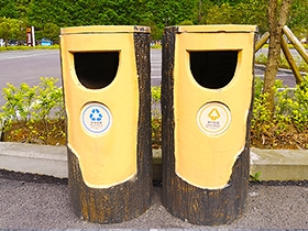 户外景区特色定制垃圾桶-城市公园创意垃圾桶制作