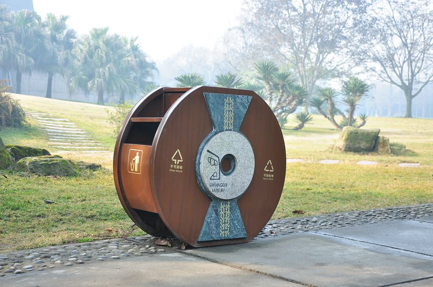 博物馆仿古垃圾桶 博物馆仿古垃圾桶