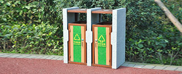 城市绿道景观环卫设施 特色公园户外定制垃圾桶