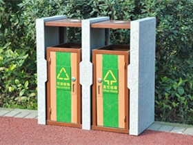 城市绿道景观环卫设施 特色公园户外定制垃圾桶