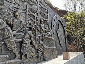 特色A级景区茶马古道雕塑墙 户外家具铜质雕塑定制制作