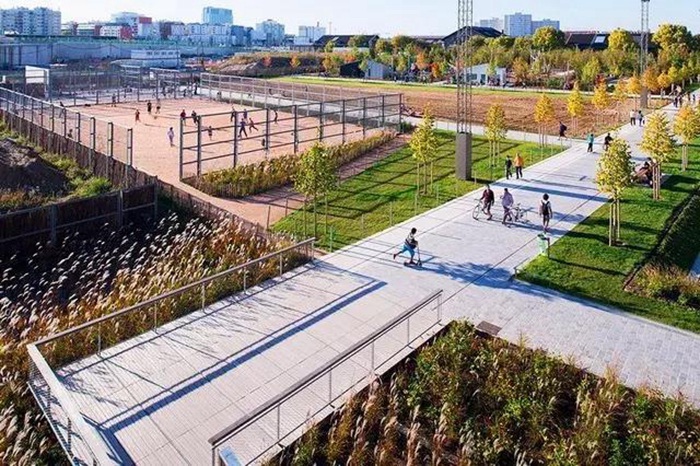 马丁·路德·金公园鸟瞰