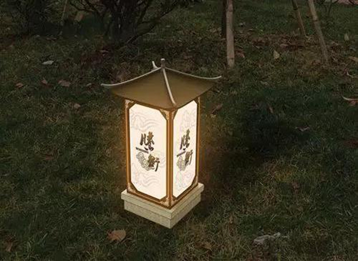 草坪灯效果图